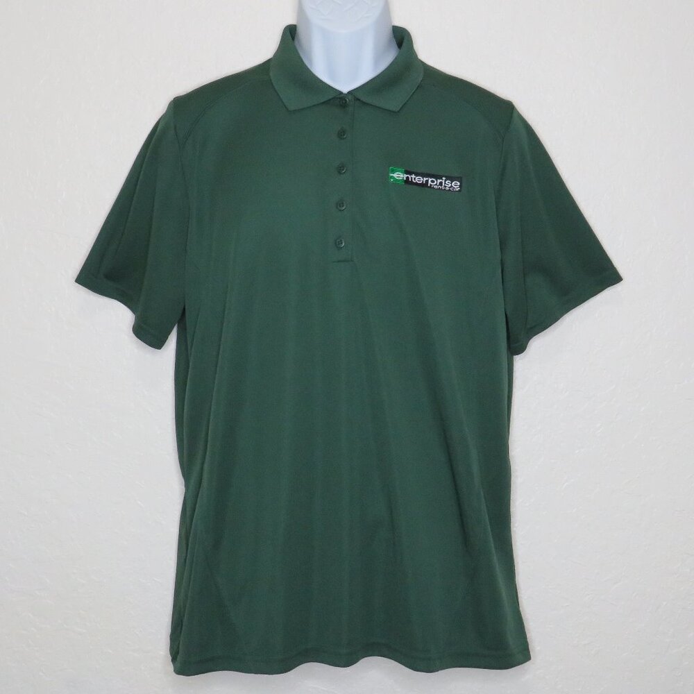 Sport-Tek* Men's Short Sleeve‎ 5 Button Down Straight Hem Polo Shirt~ Size XXL